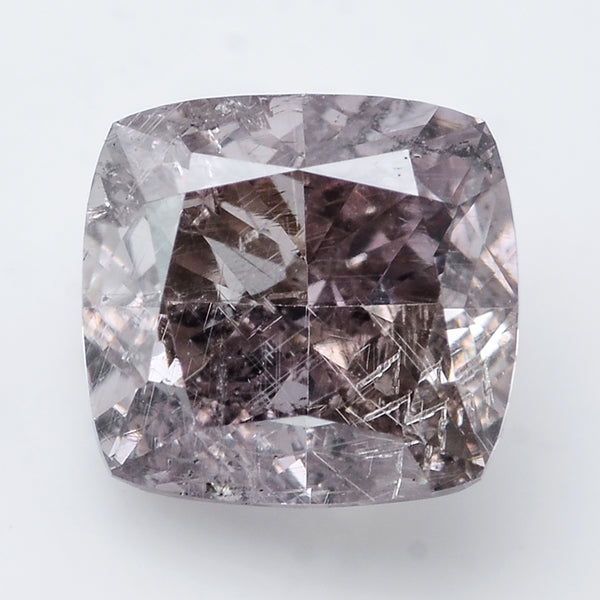 1 pcs Diamond  - 0.71 ct - Cushion - Brown - I1