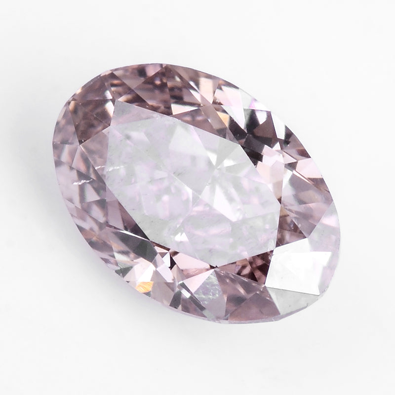 1 pcs Diamond  - 0.5 ct - Oval - Brown - SI1