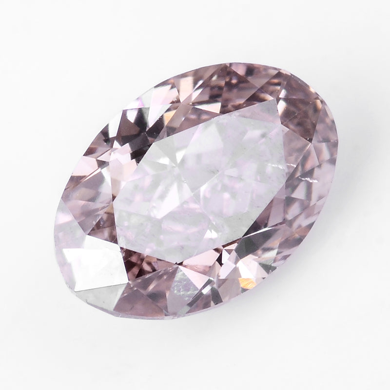 1 pcs Diamond  - 0.5 ct - Oval - Brown - SI1