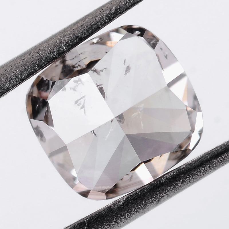1 pcs Diamond  - 0.51 ct - Cushion - Brown - I1