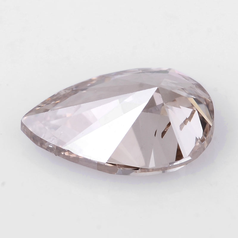 1 pcs Diamond  - 0.52 ct - Pear - Brown - SI2