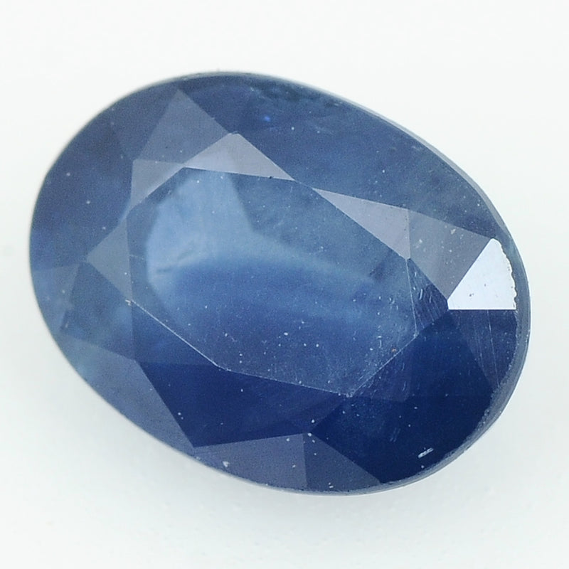1 pcs Sapphire  - 1.23 ct - Oval - Deep Blue