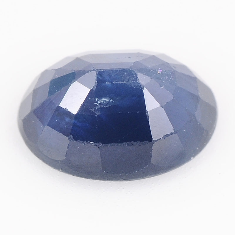 1 pcs Sapphire  - 1.7 ct - Oval - Deep Blue