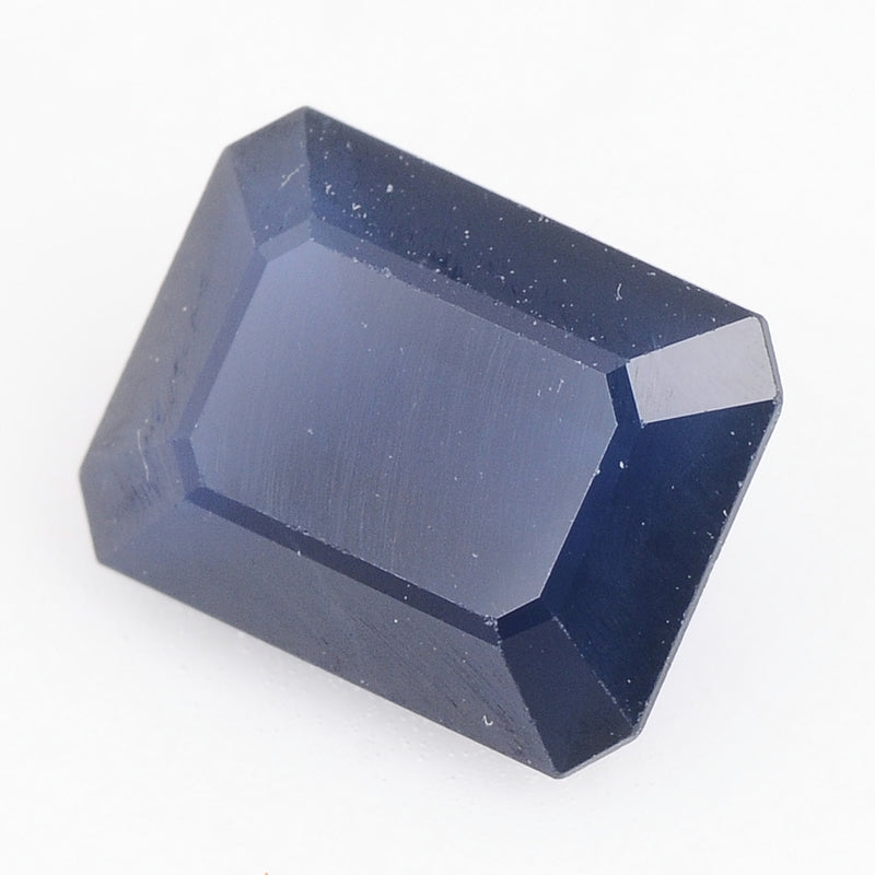 1 pcs Sapphire  - 2.86 ct - Octagon - Deep/Dark Blue