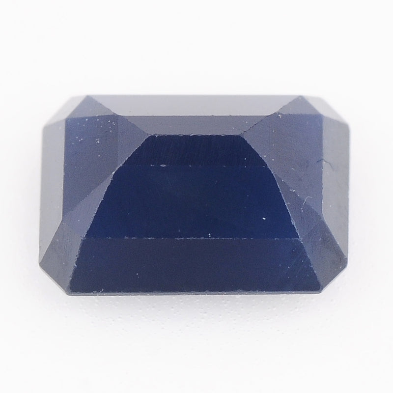 1 pcs Sapphire  - 2.86 ct - Octagon - Deep/Dark Blue
