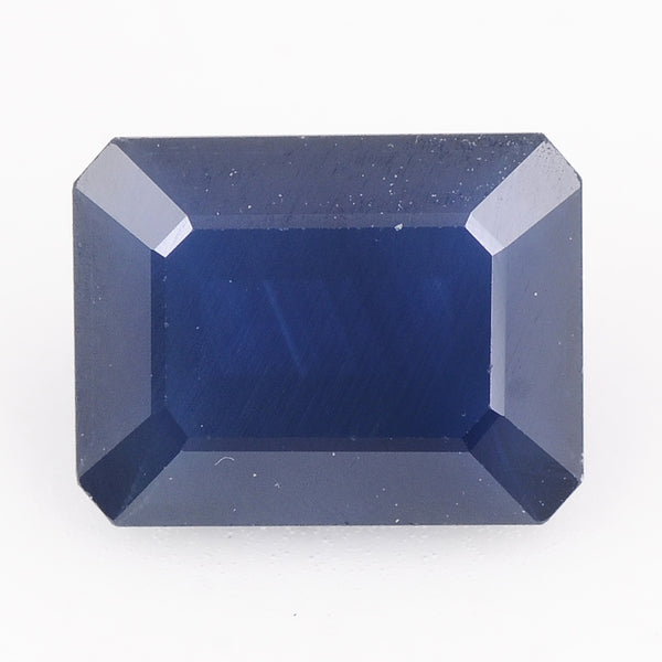 1 pcs Sapphire  - 2.96 ct - Octagon - Deep/Dark Blue