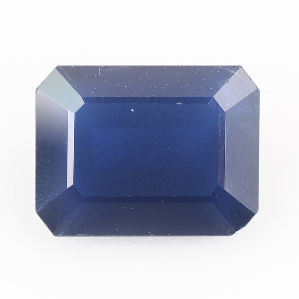 1 pcs Sapphire  - 2.63 ct - Octagon - Deep/Dark Blue