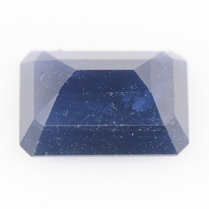 1 pcs Sapphire  - 2.45 ct - Octagon - Deep/Dark Blue