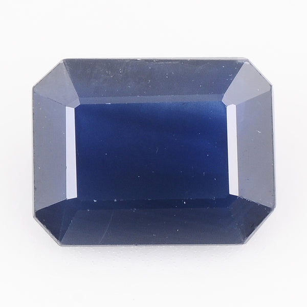 1 pcs Sapphire  - 2.61 ct - Octagon - Deep/Dark Blue