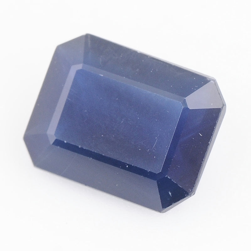 1 pcs Sapphire  - 2.61 ct - Octagon - Deep/Dark Blue