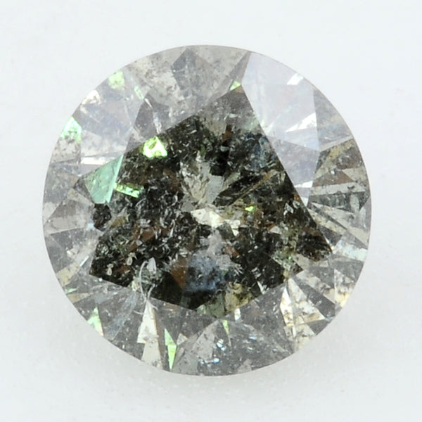 1 pcs Diamond  - 0.53 ct - ROUND - Brown