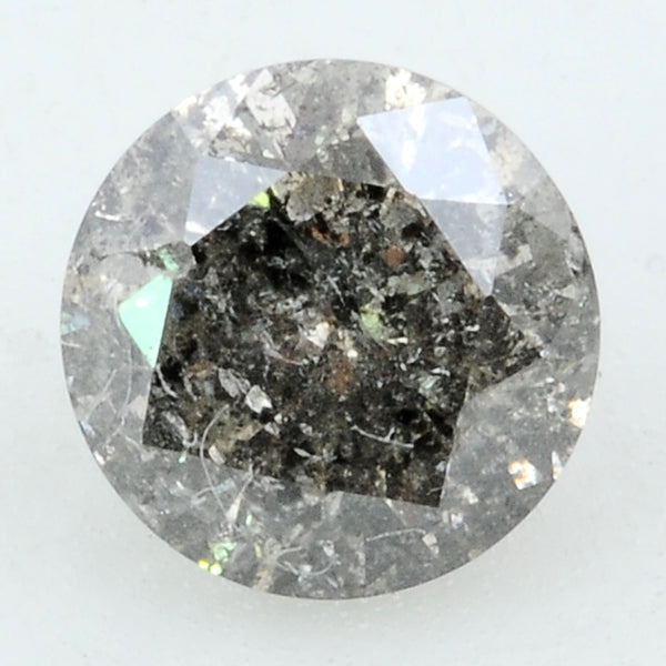 1 pcs Diamond  - 0.47 ct - ROUND - Brown