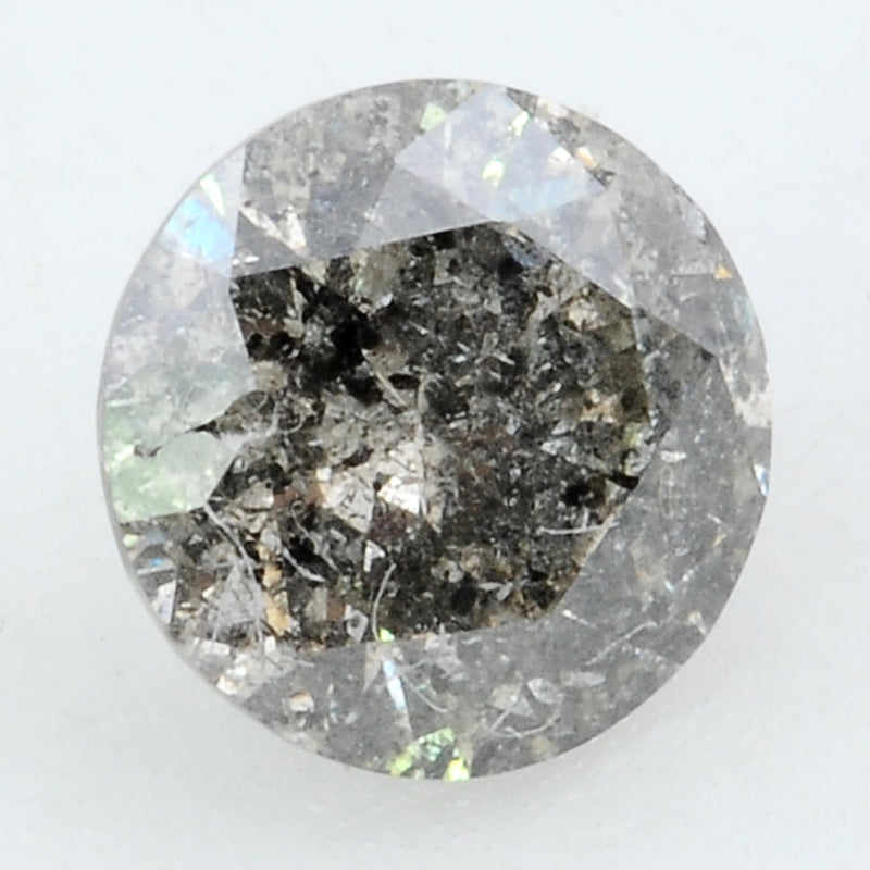 1 pcs Diamond  - 0.47 ct - ROUND - Brown