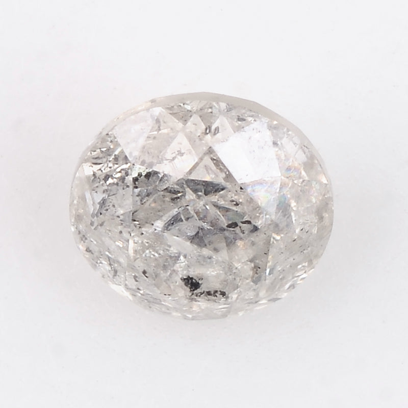 1 pcs Diamond  - 0.7 ct - ROUND - Grey