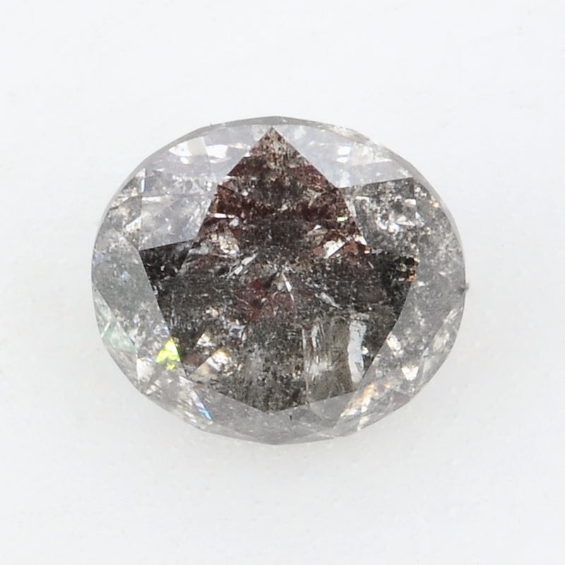 1 pcs Diamond  - 0.51 ct - ROUND - Brown