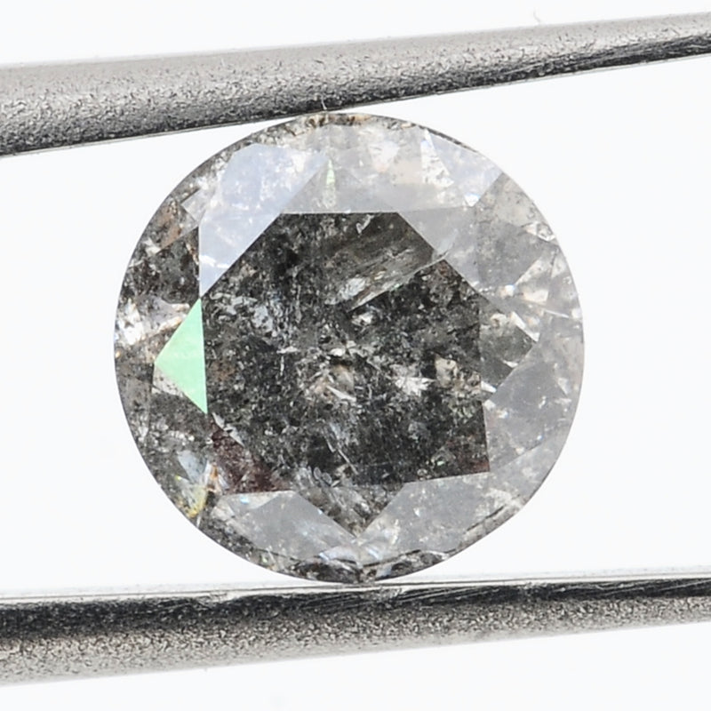 1 pcs Diamond  - 0.51 ct - ROUND - Brown