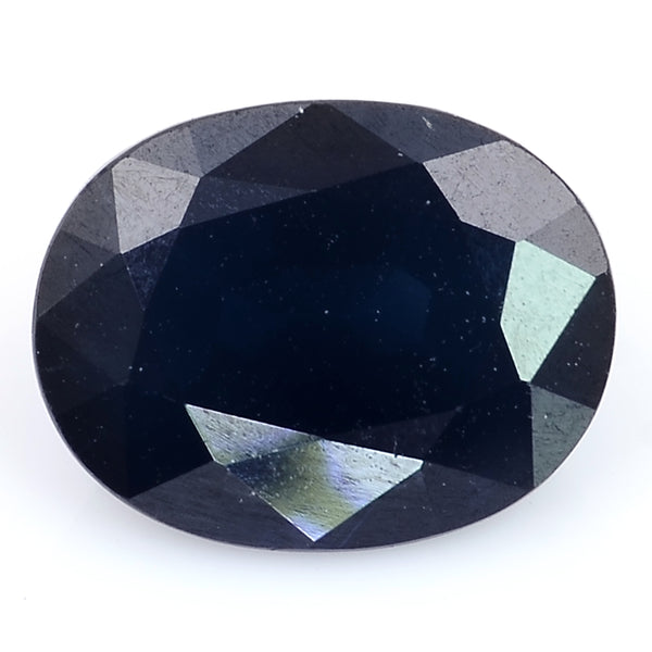 1 pcs Sapphire  - 2.34 ct - Oval - Deep/Dark Blue