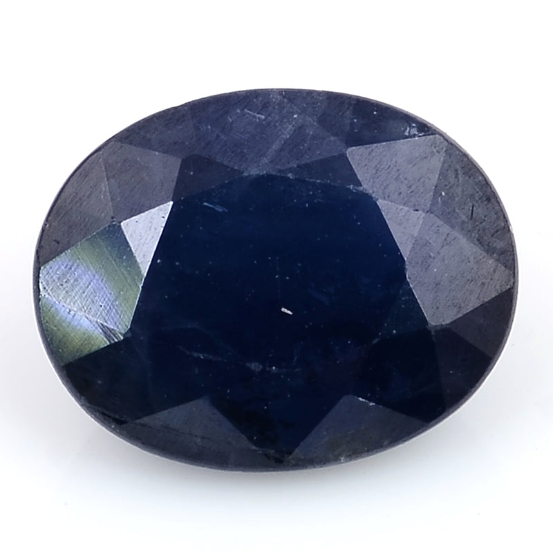 1 pcs Sapphire  - 2.48 ct - Oval - Deep Blue