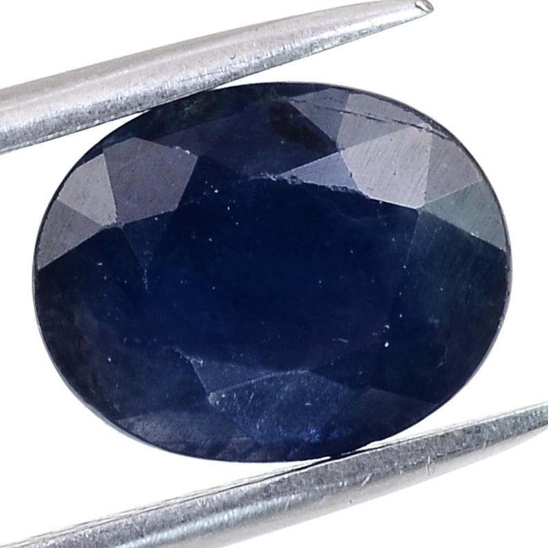 1 pcs Sapphire  - 2.48 ct - Oval - Deep Blue
