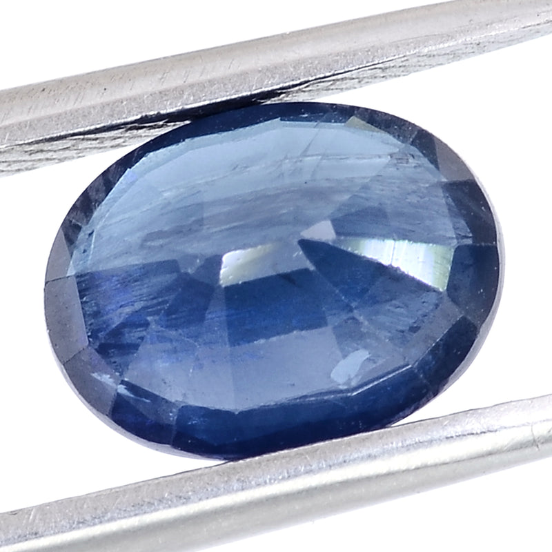 1 pcs Sapphire  - 1.91 ct - Oval - Deep Blue