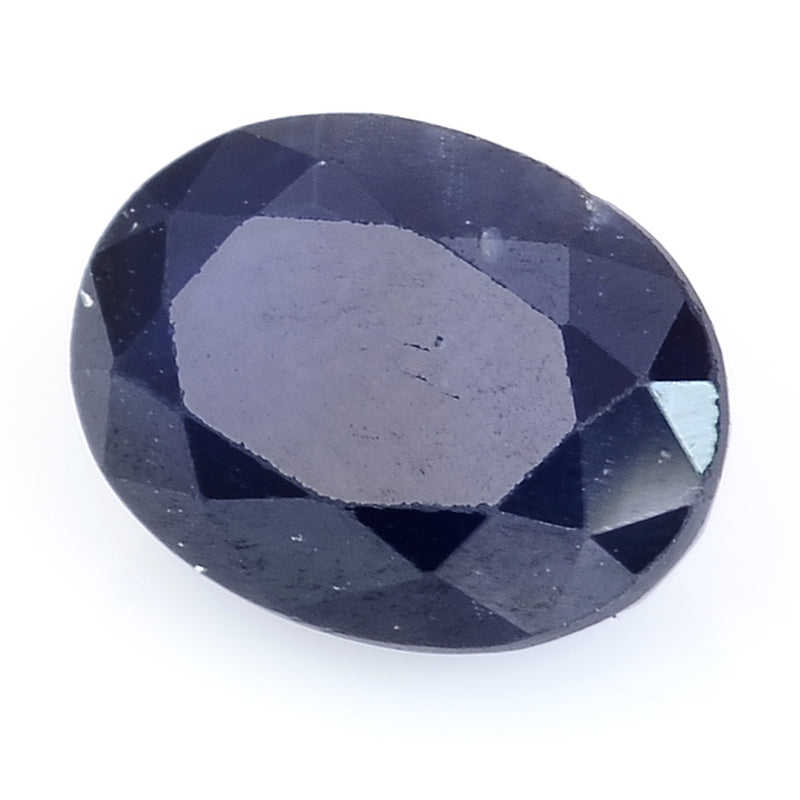 1 pcs Sapphire  - 1.72 ct - Oval - Deep/Dark Blue