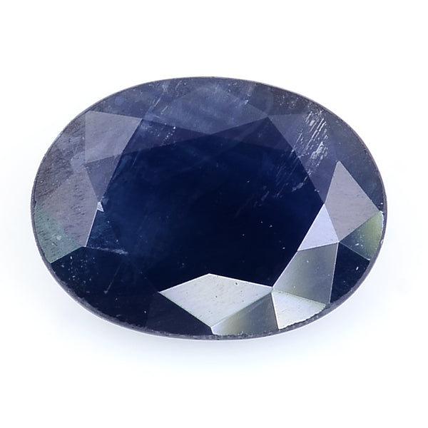 1 pcs Sapphire  - 1.44 ct - Oval - Deep Blue