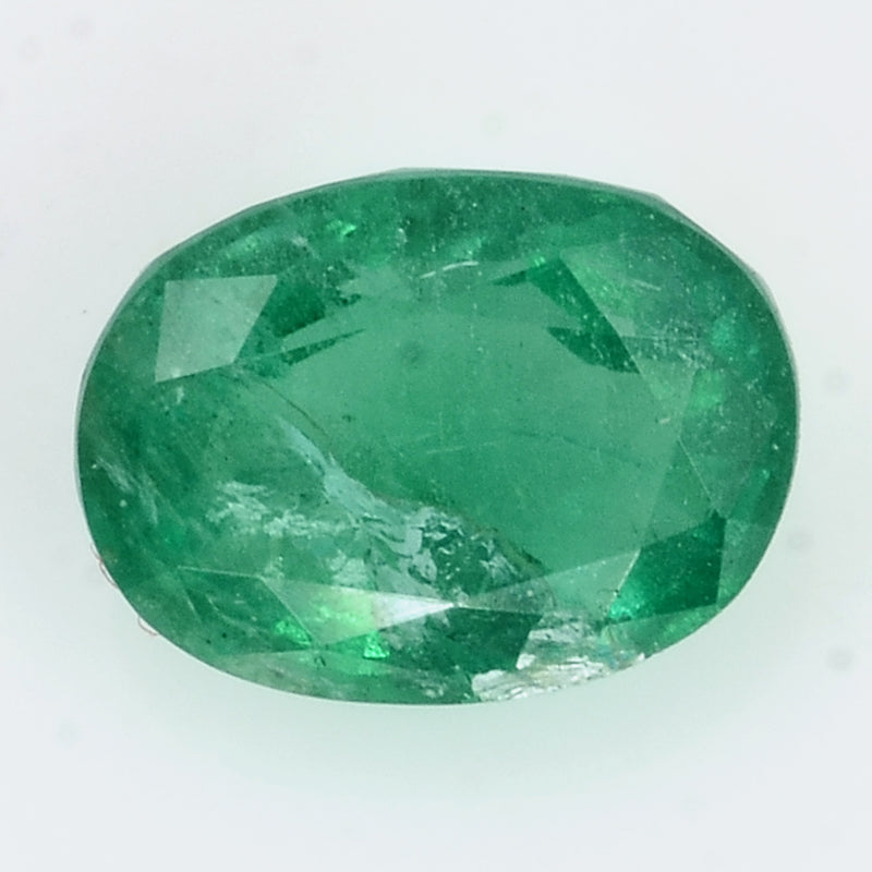 1 pcs Emerald  - 1.52 ct - Oval - Intense/Vivid Green