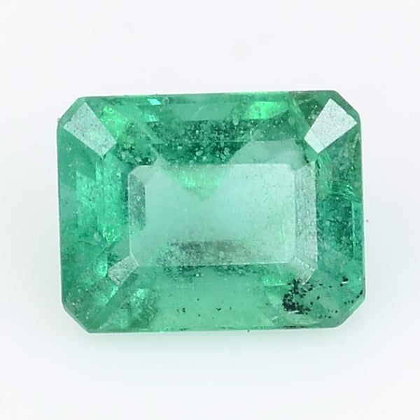 1 pcs Emerald  - 0.39 ct - Octagon - Intense Green