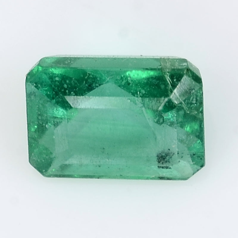 1 pcs Emerald  - 0.39 ct - Octagon - Intense Green