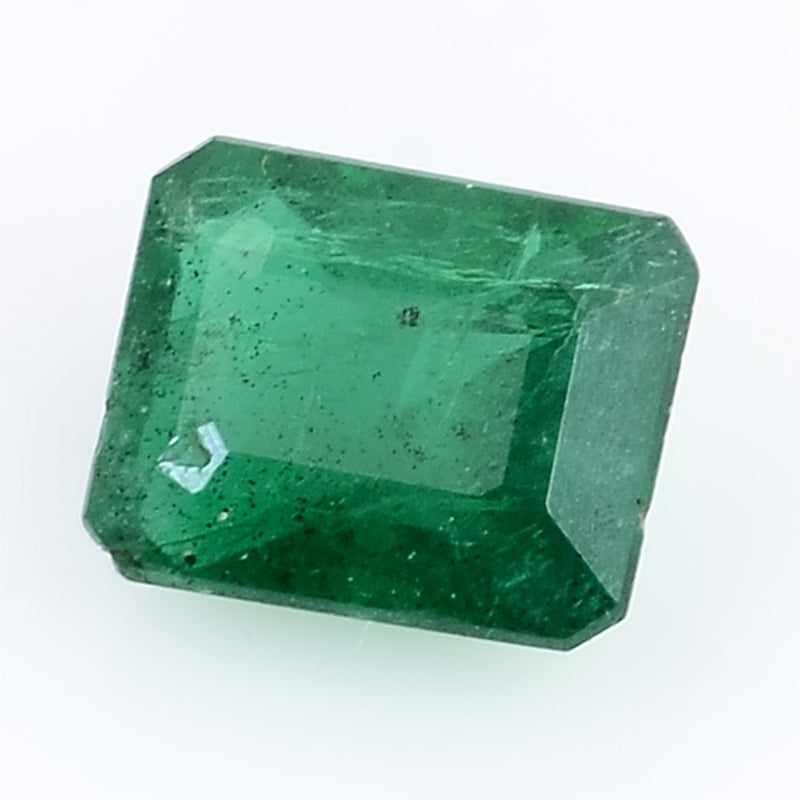 1 pcs Emerald  - 0.31 ct - Octagon - Vivid/Deep Green