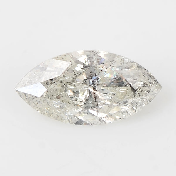 1 pcs DIAMOND  - 0.37 ct - Marquise - I - I2