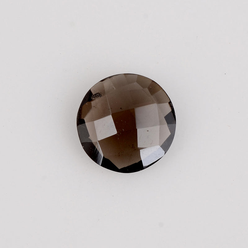 3.90 Carat Brown Color Round Smoky Quartz Gemstone