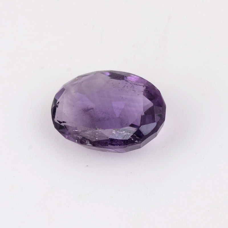 5.40 Carat Purple Color Oval Amethyst Gemstone