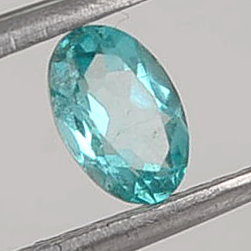 0.93 Carat Blue Color Oval Apatite Gemstone
