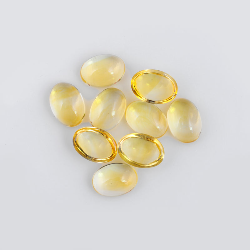 Oval Yellow Color Citrine Gemstone 55.00 Carat