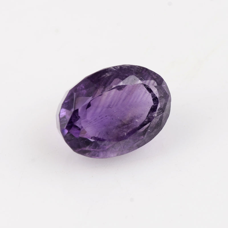 1 pcs Amethyst  - 9.62 ct - Oval - Purple