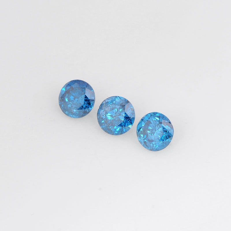 Round Fancy Blue Color Diamond 1.05 Carat - AIG Certified
