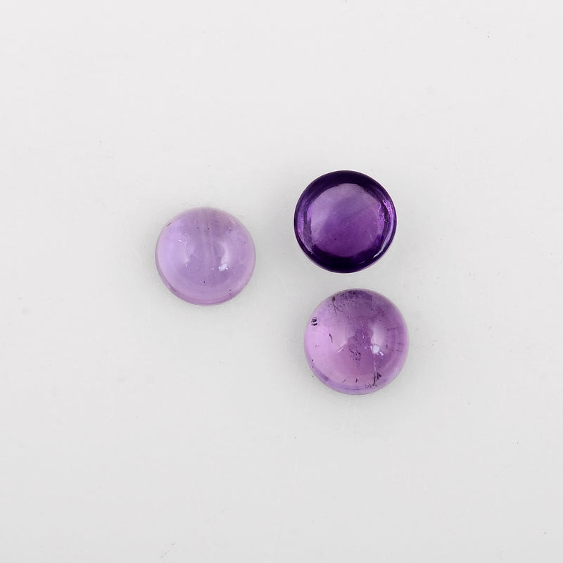 Round Purple Color Amethyst Gemstone 1.80 Carat