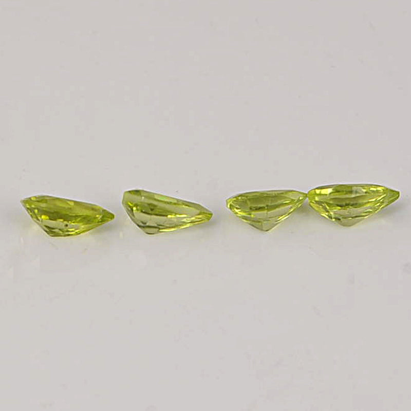 1.52 Carat Green Color Pear Peridot Gemstone