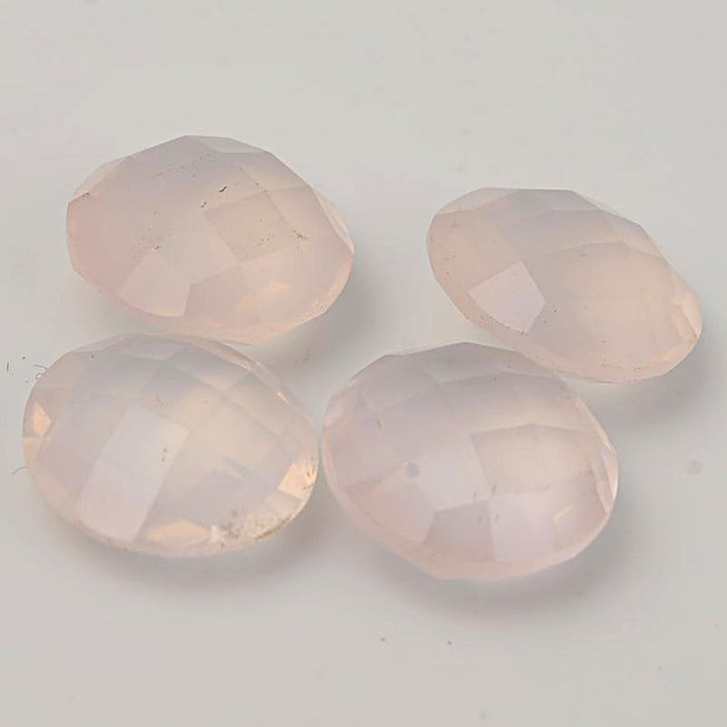 24.24 Carat Pink Color Round Rose Quartz Gemstone