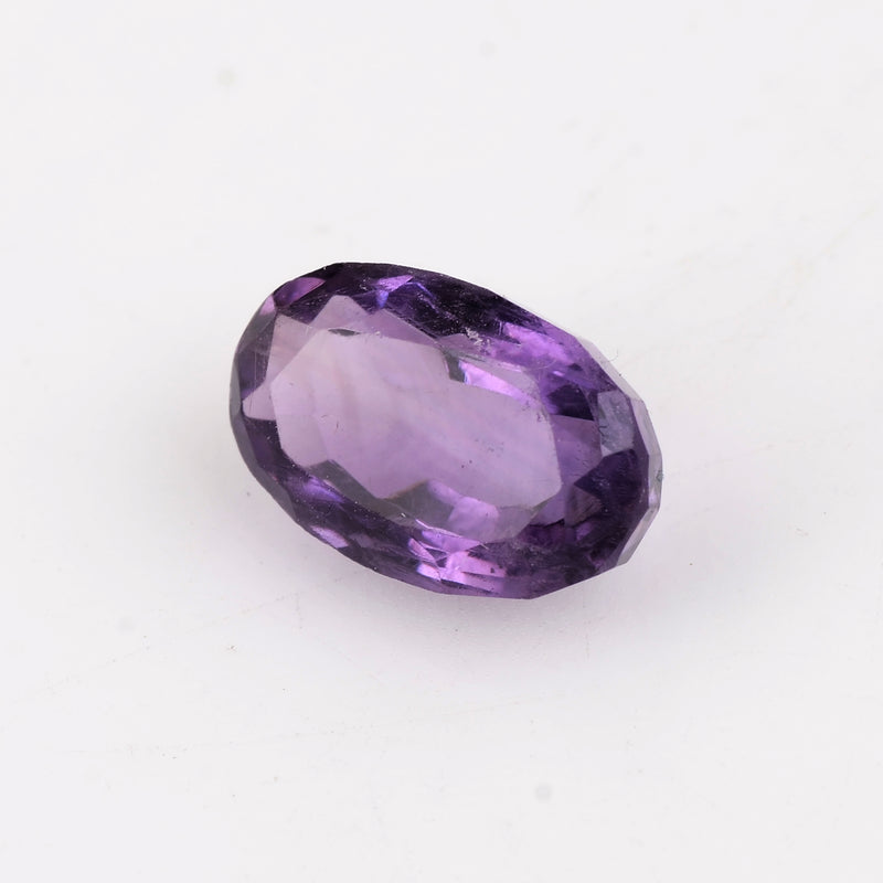 6.06 Carat Purple Color Oval Amethyst Gemstone