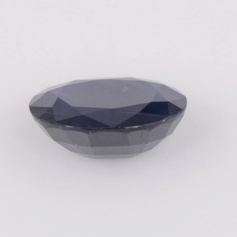 1 pcs Sapphire  - 6.98 ct - Oval - Dark Blue