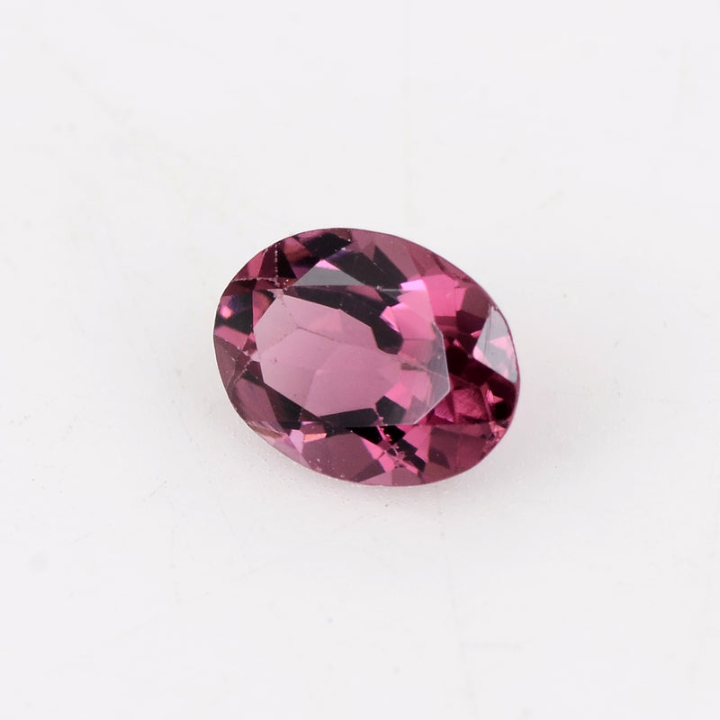 1.08 Carat Pink Color Oval Tourmaline Gemstone