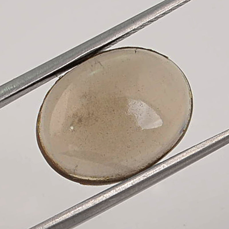 19.80 Carat Brown Color Oval Smoky Quartz Gemstone