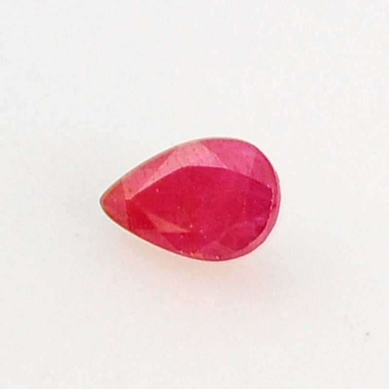 1.75 Carat Red Color Pear Ruby Gemstone