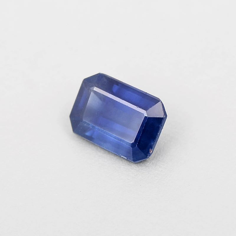 Octagon Blue Color Sapphire Gemstone 1.13 Carat