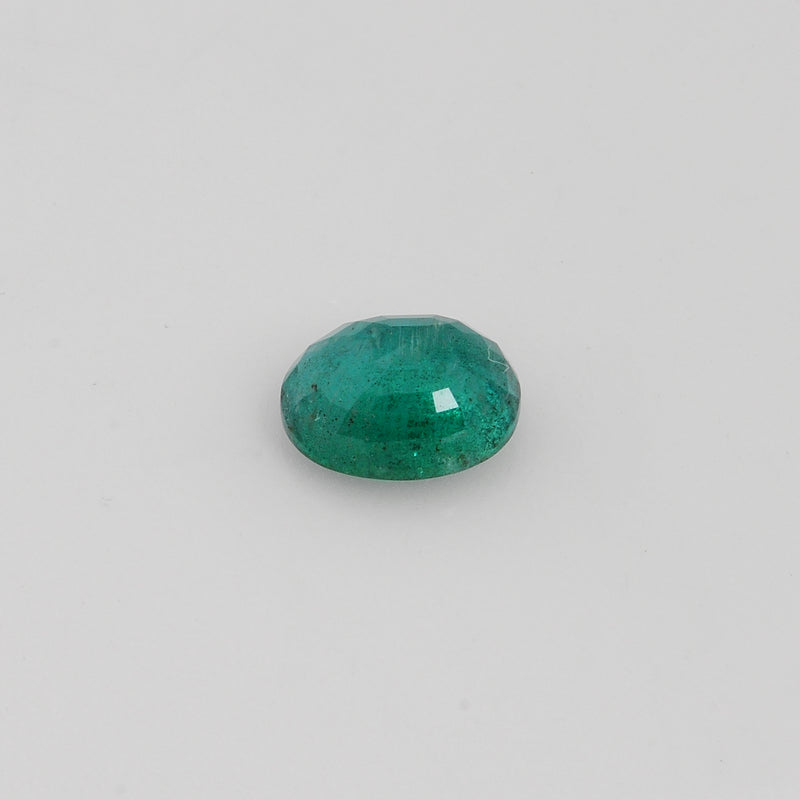 Oval Green Color Emerald Gemstone 4.15 Carat