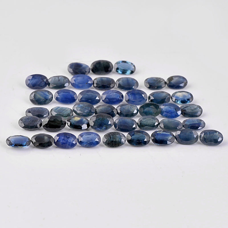 24.65 Carat Blue Color Oval Sapphire Gemstone