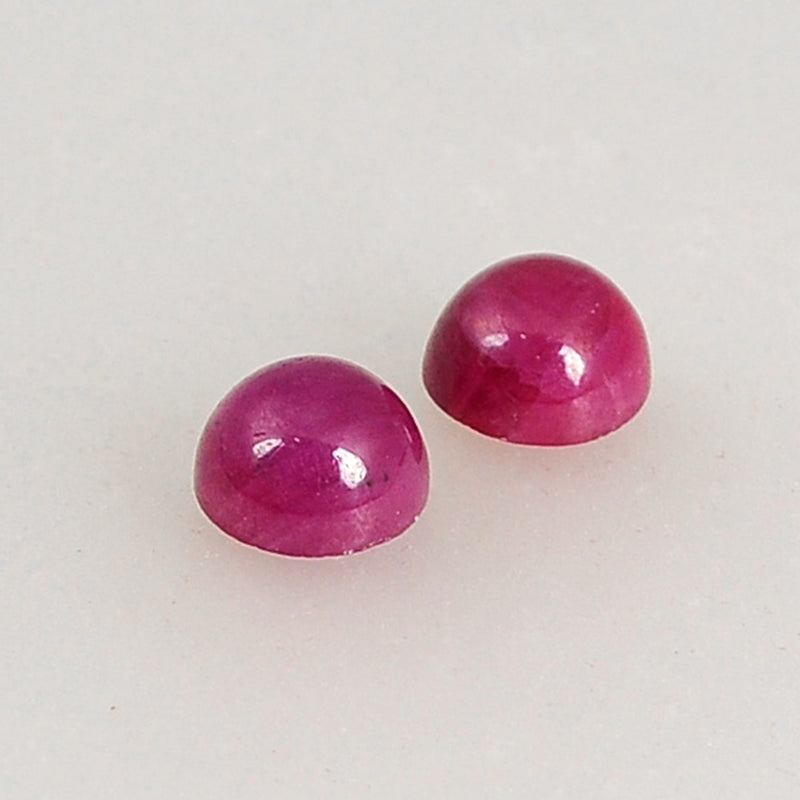 4.50 Carat Red Color Round Ruby Gemstone
