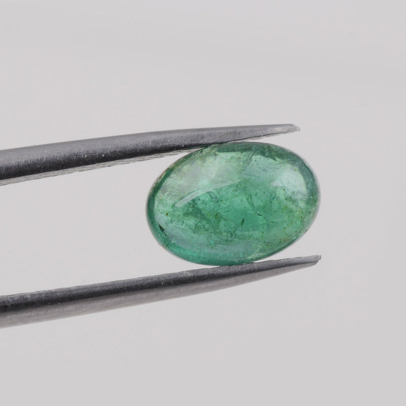 19.95 Carat Oval Green Emerald Gemstone